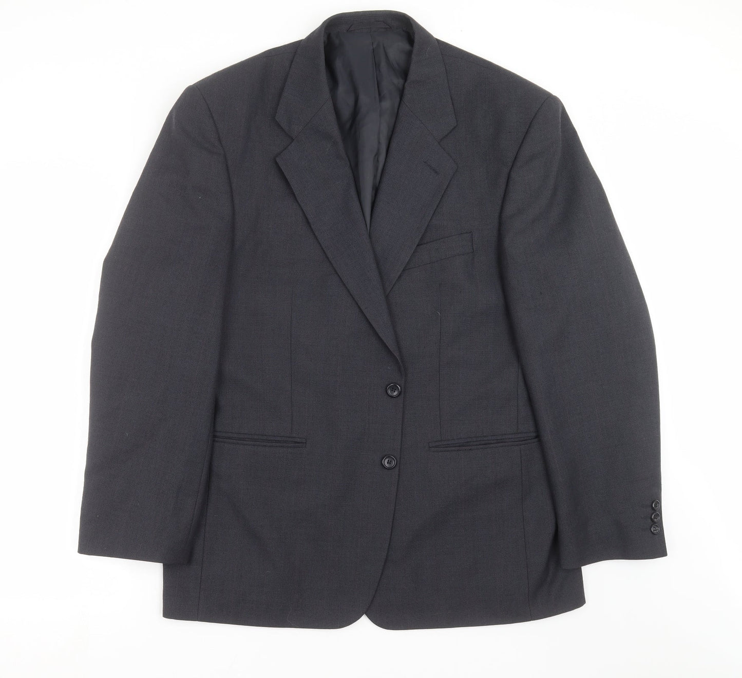 Pinstripe Mens Blue Striped  Jacket Suit Jacket Size 44