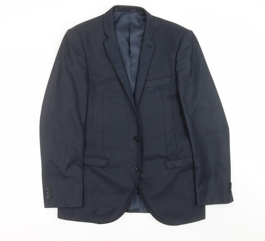 NEXT Mens Blue   Jacket Suit Jacket Size 40  - Tailored fit