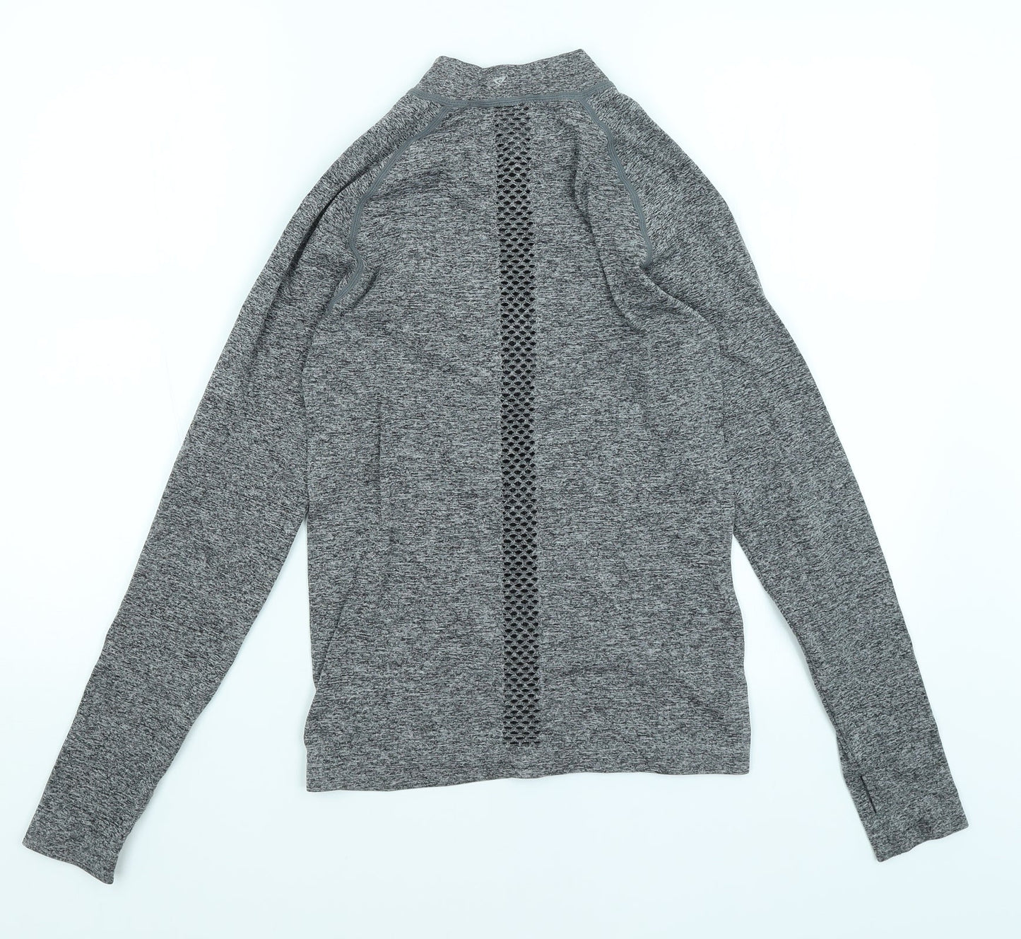 Workout Womens Grey   Full Zip Jumper Size 10