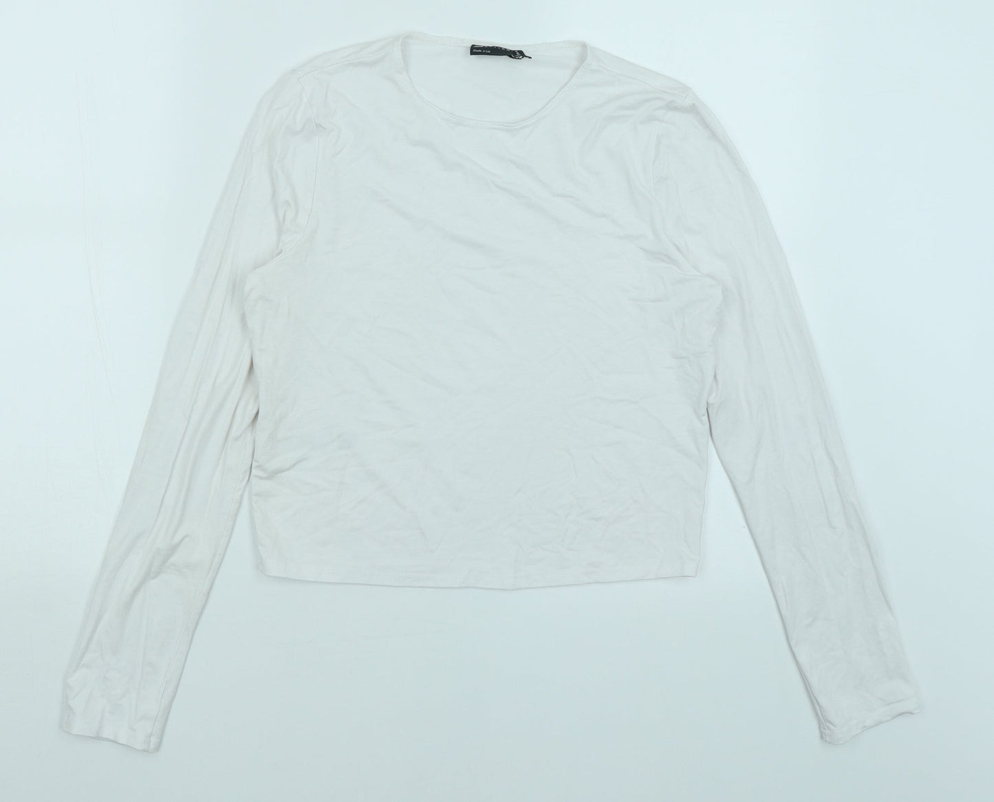 ASOS Womens White   Basic T-Shirt Size 12