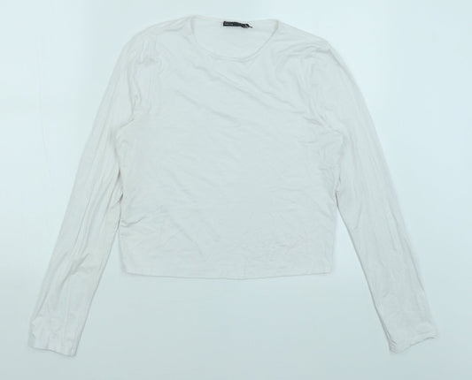 ASOS Womens White   Basic T-Shirt Size 12