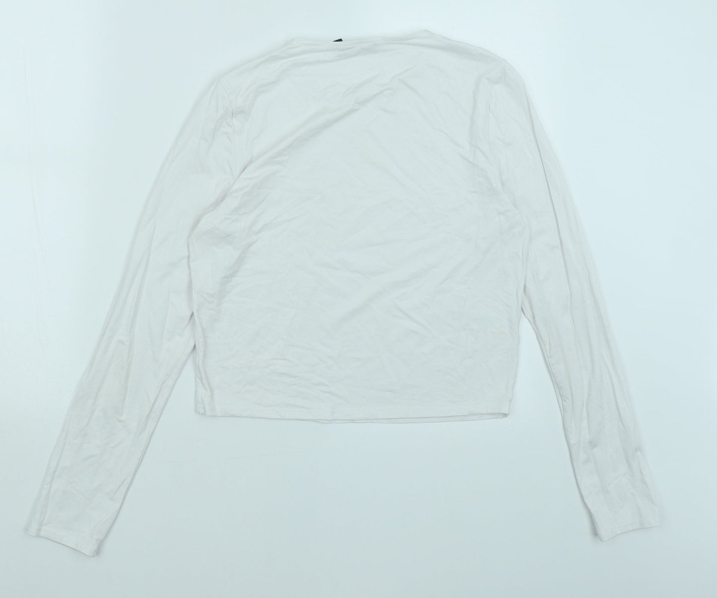 ASOS Womens White   Basic T-Shirt Size 12