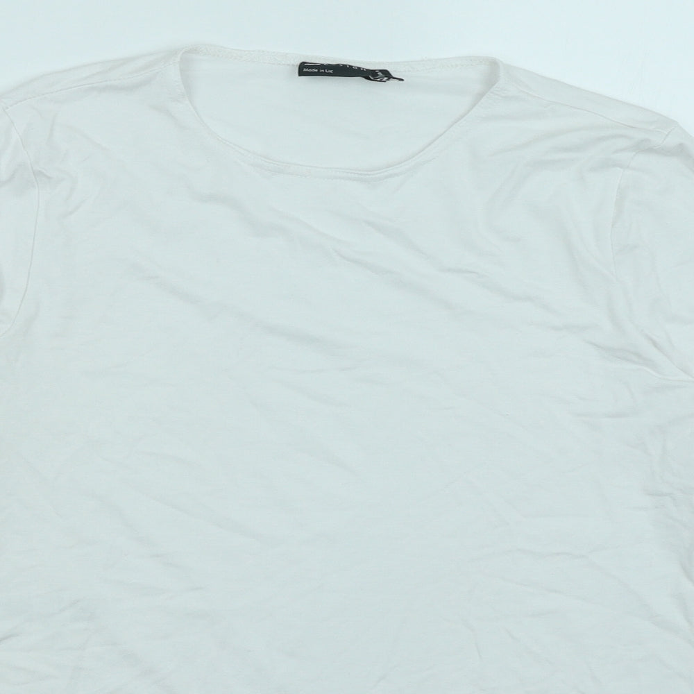 ASOS Womens White   Basic T-Shirt Size 12