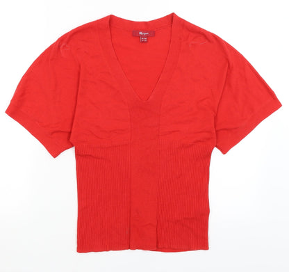 Monsoon Womens Red   Basic T-Shirt Size 10