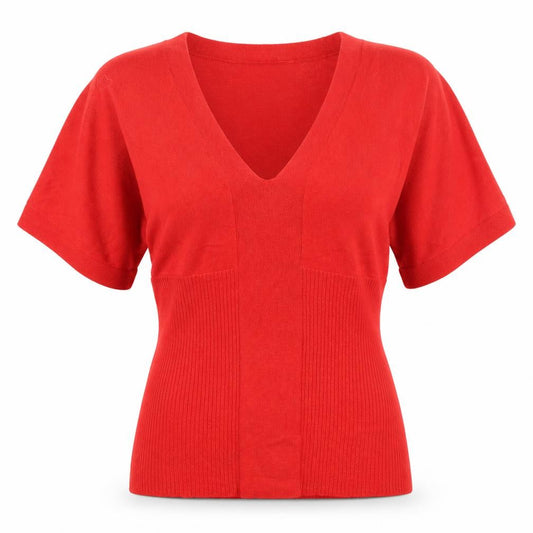 Monsoon Womens Red   Basic T-Shirt Size 10