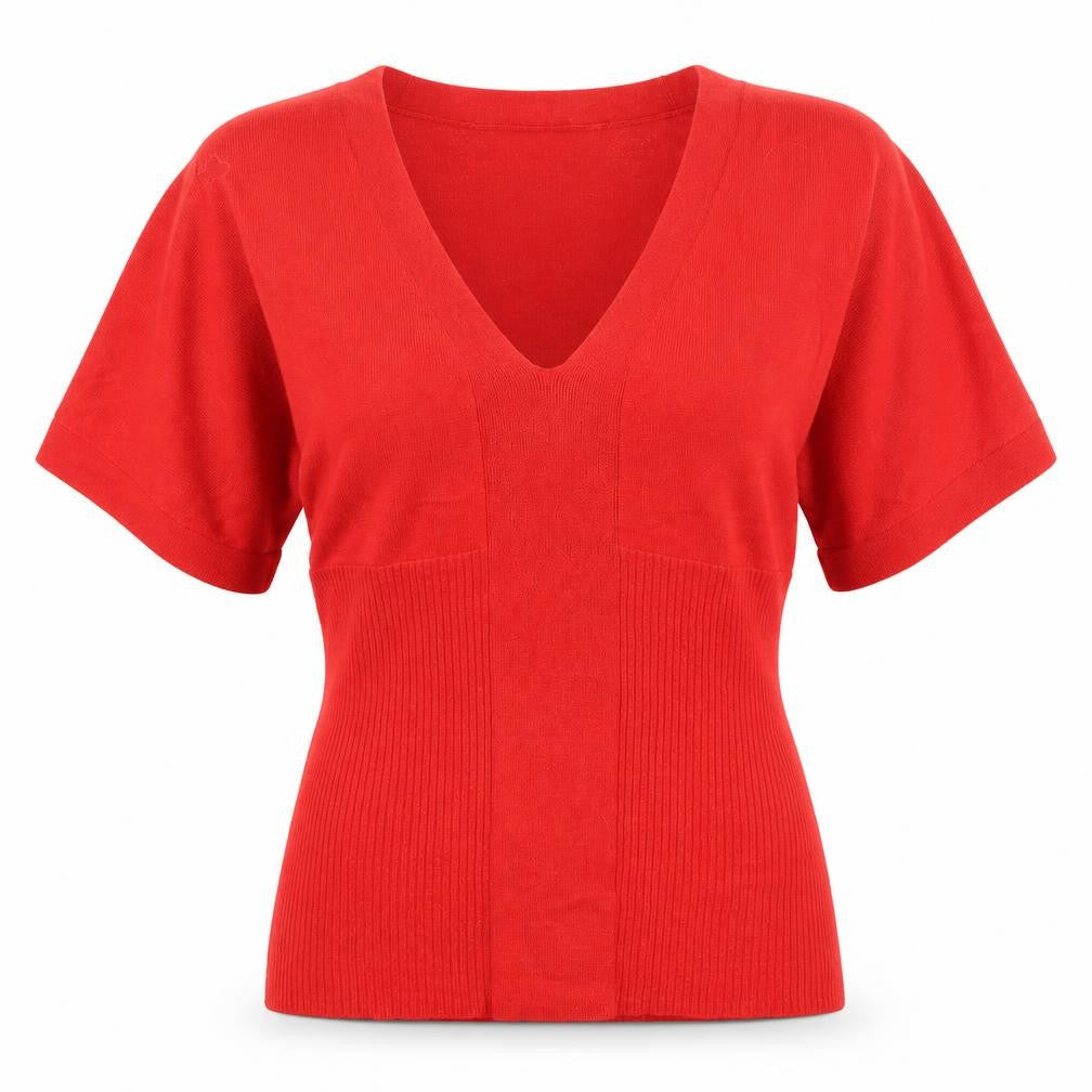 Monsoon Womens Red   Basic T-Shirt Size 10