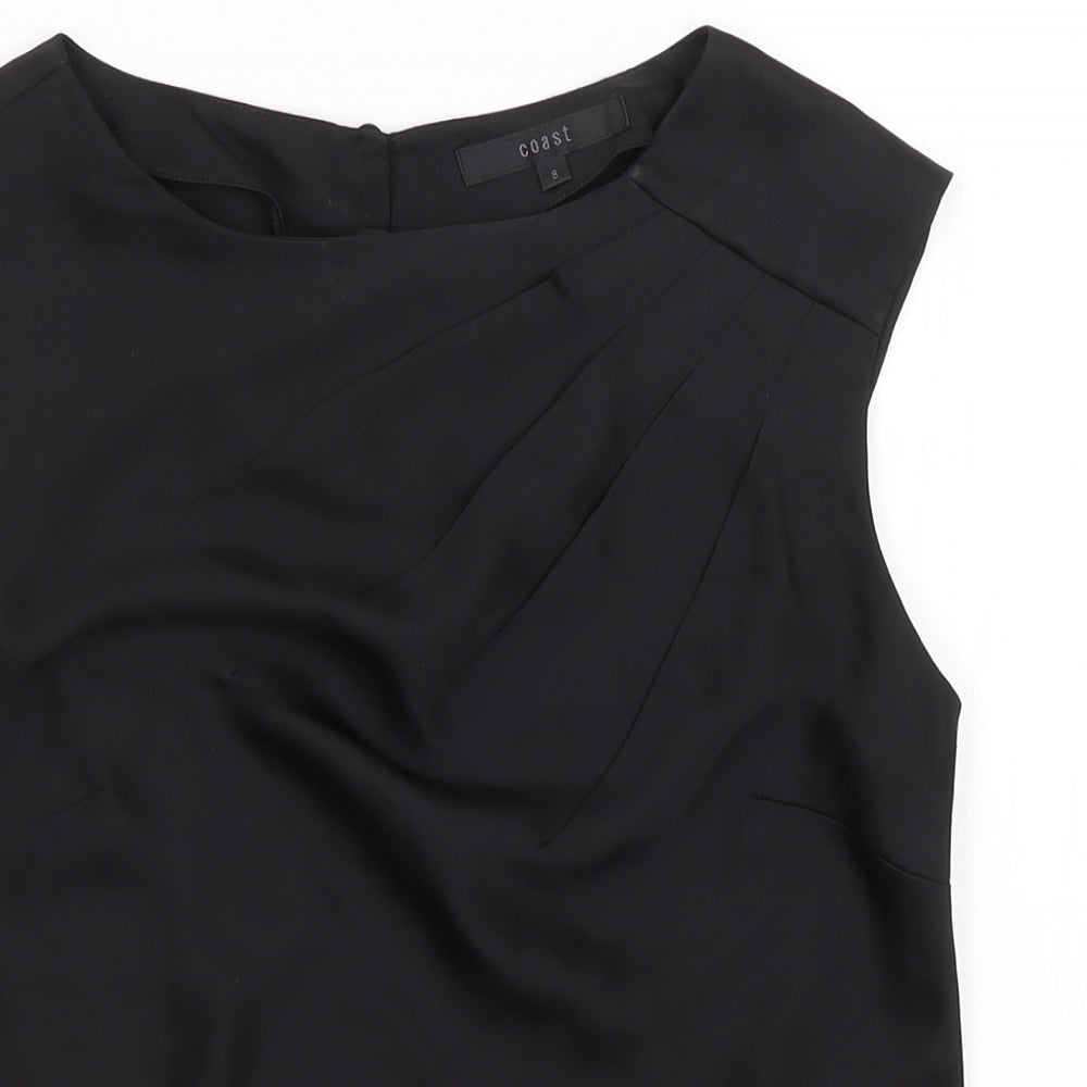 Coast Womens Black   Basic Tank Size 8