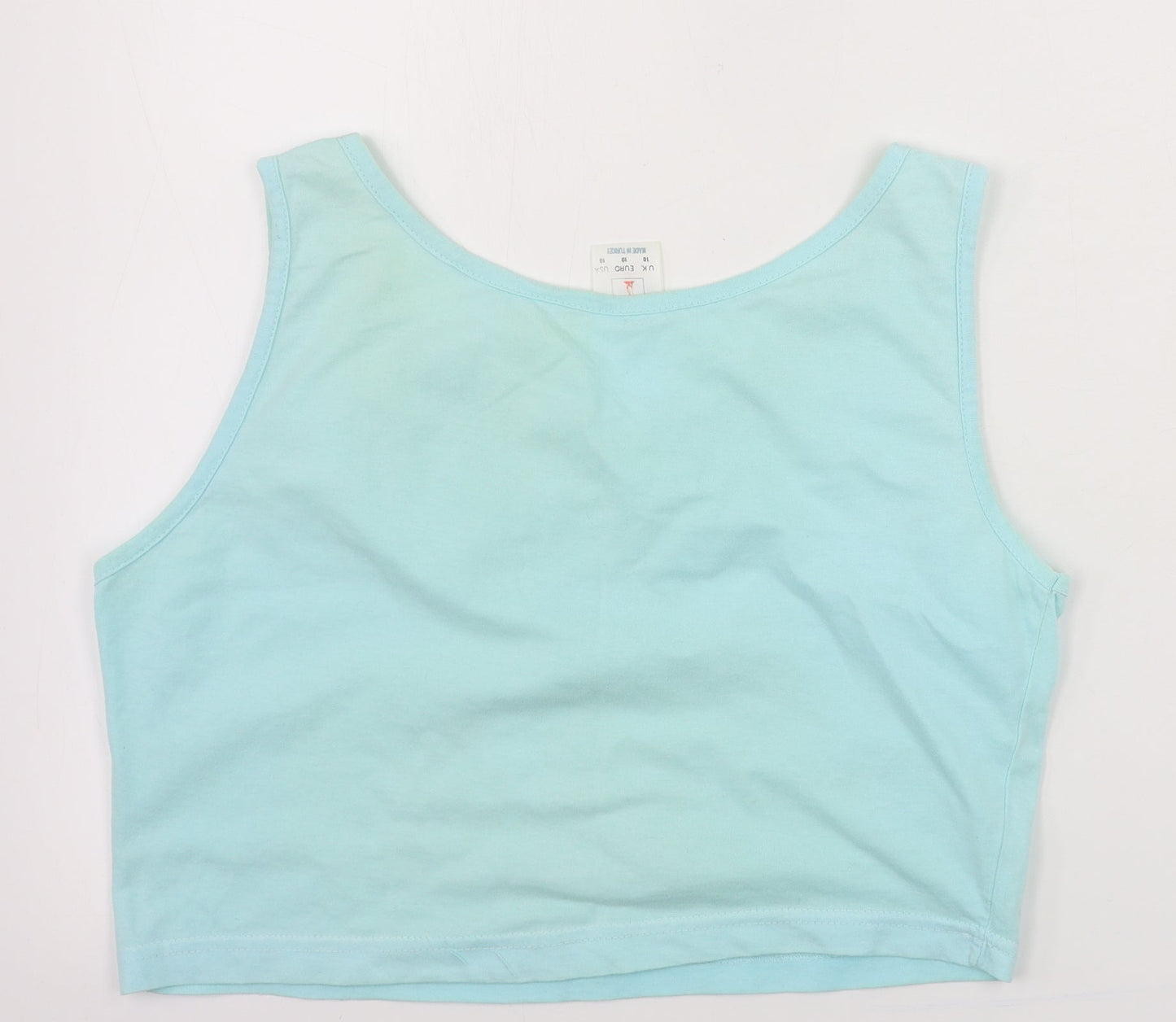 Topshop  Womens Blue   Basic Tank Size 10
