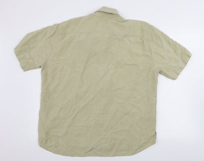 Marks & Spencer  Mens Beige    Button-Up Size L