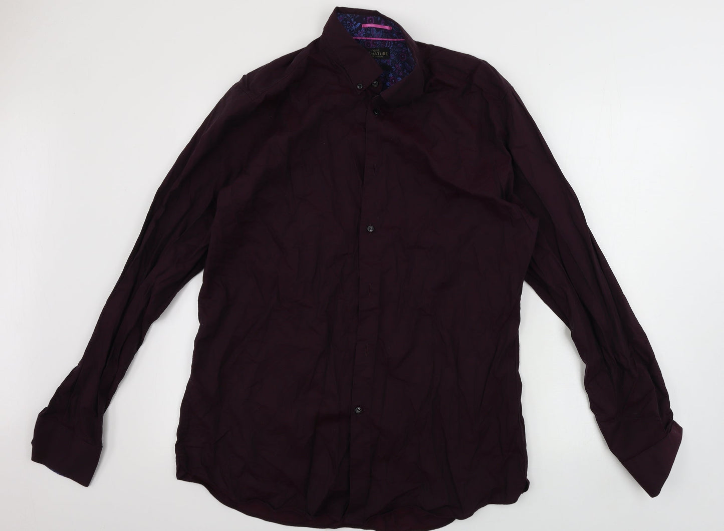 NEXT  Mens Red    Button-Up Size 16