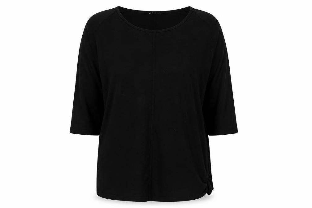 Capsule Womens Black Basic T-Shirt Size 12