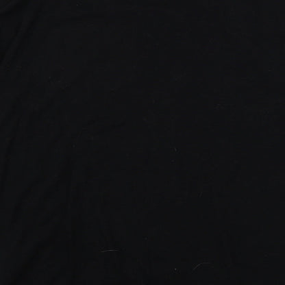 Capsule Womens Black Basic T-Shirt Size 12