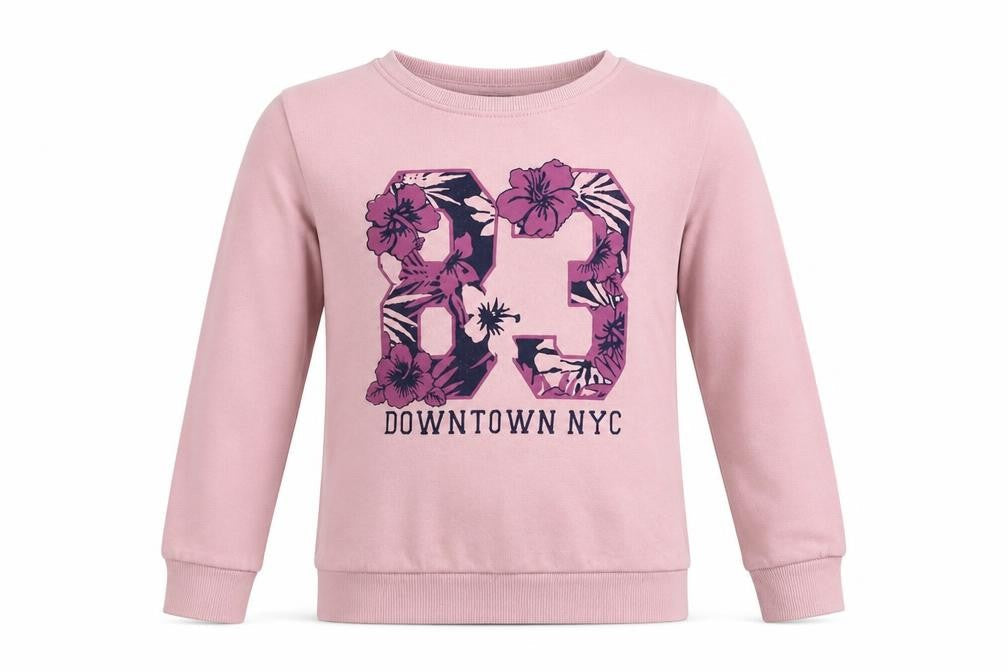 Peppers Girls Pink   Pullover Jumper Size 6-7 Years