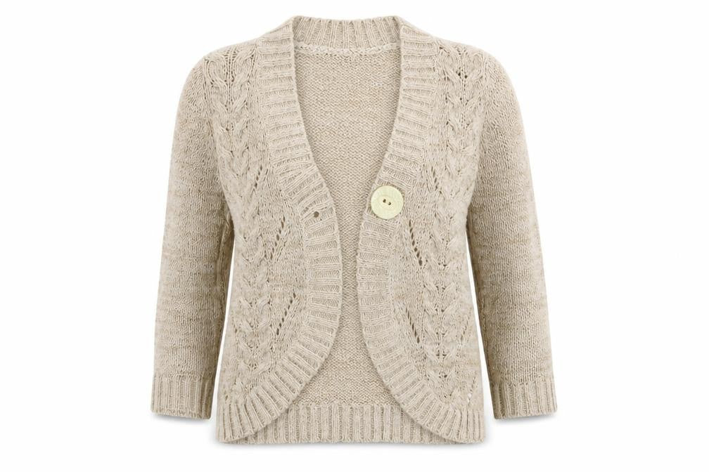 EVIE       Womens Beige   Cardigan Jumper Size 10