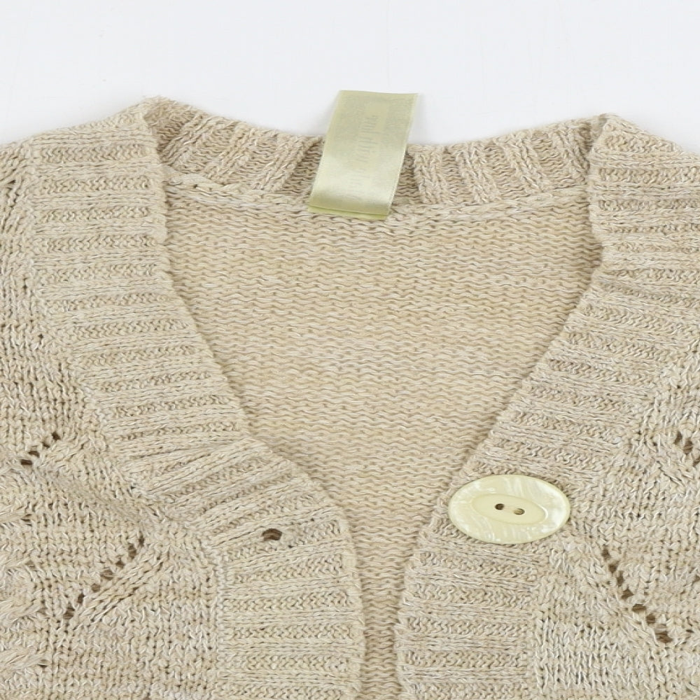 EVIE       Womens Beige   Cardigan Jumper Size 10