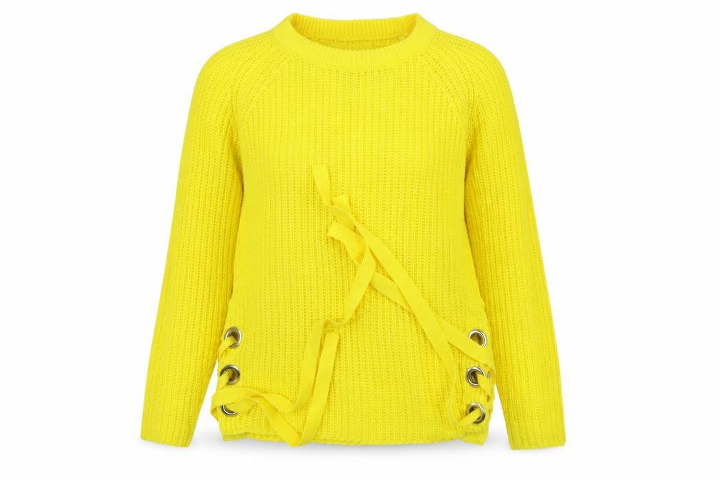 pep&co Womens Yellow   Pullover Jumper Size 10