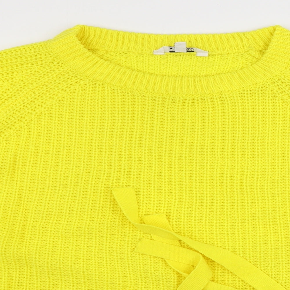 pep&co Womens Yellow   Pullover Jumper Size 10