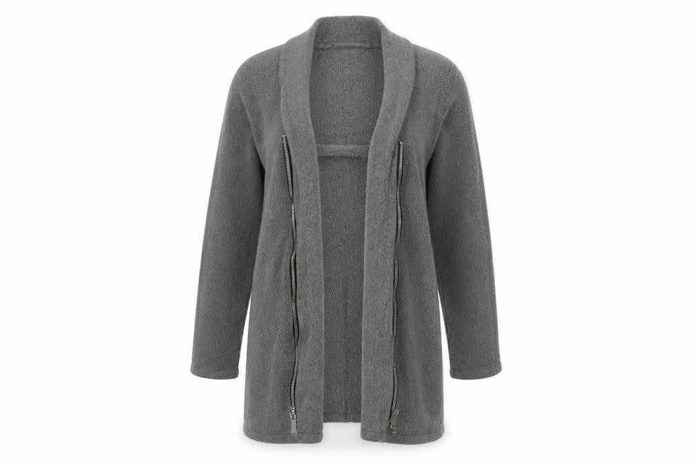 sheggo Womens Grey   Cardigan Jumper Size 12