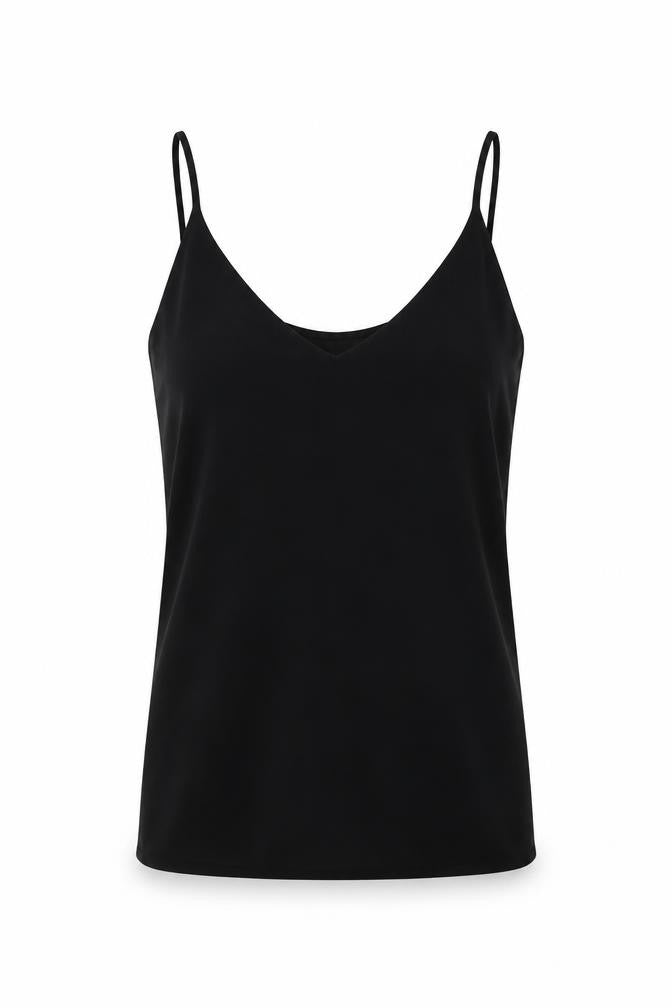 Topshop Womens Black   Basic Tank Size 6