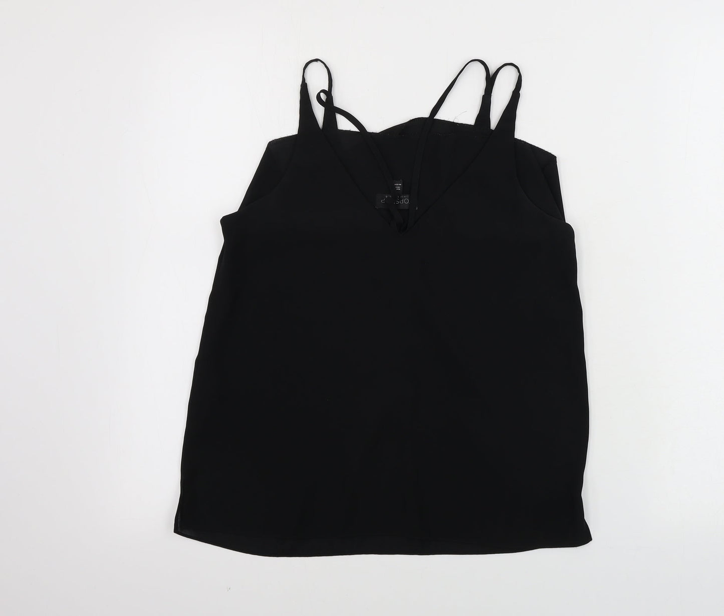 Topshop Womens Black   Basic Tank Size 6