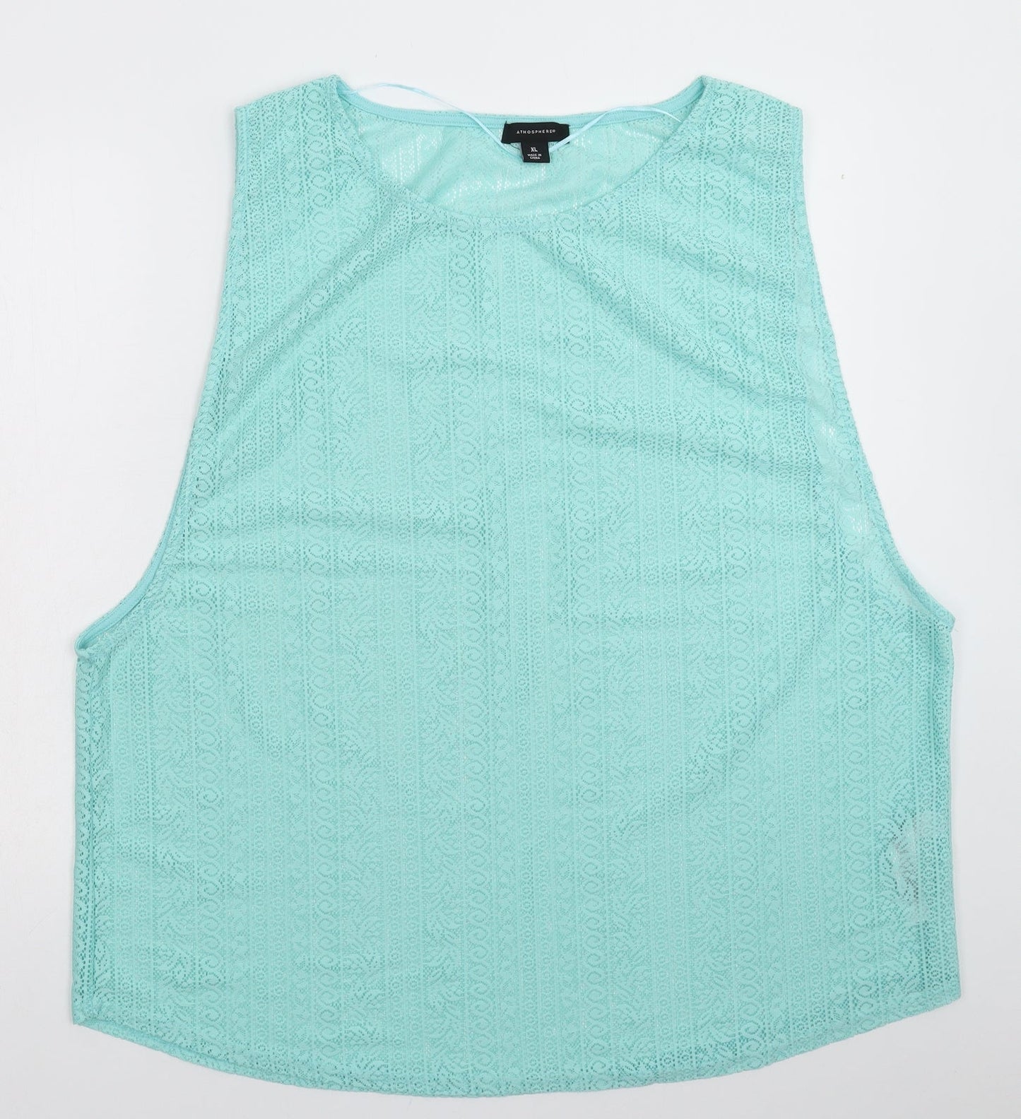 Atmosphere Womens Green   Basic Tank Size XL  - Oversized