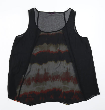Per Una Womens Black   Basic Tank Size 14