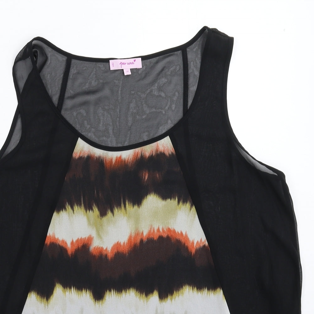 Per Una Womens Black   Basic Tank Size 14