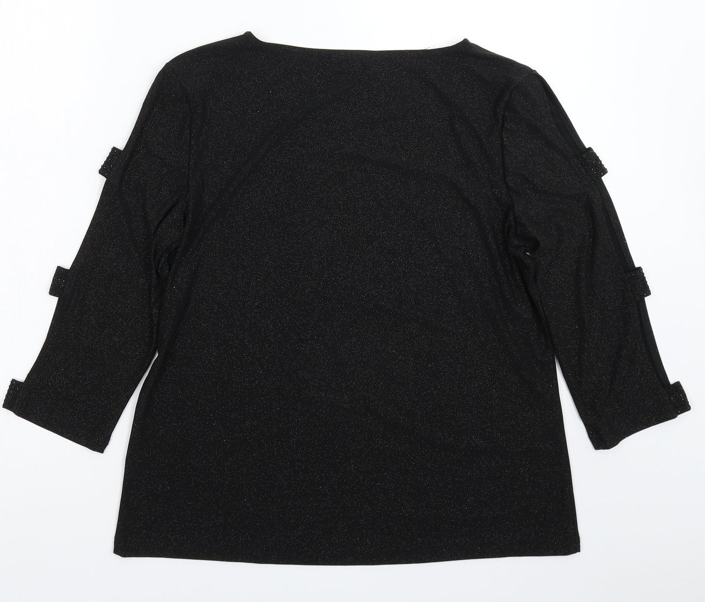 Klass Womens Black   Basic T-Shirt Size L