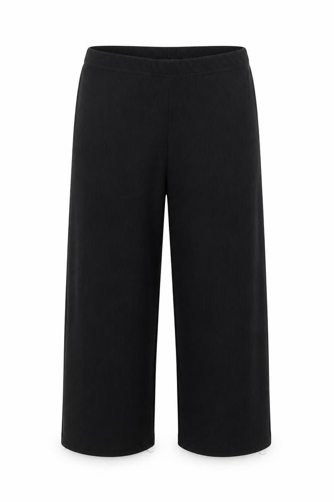 PRETTYLITTLETHING Womens Black   Cropped Leggings Size 6 L14 in