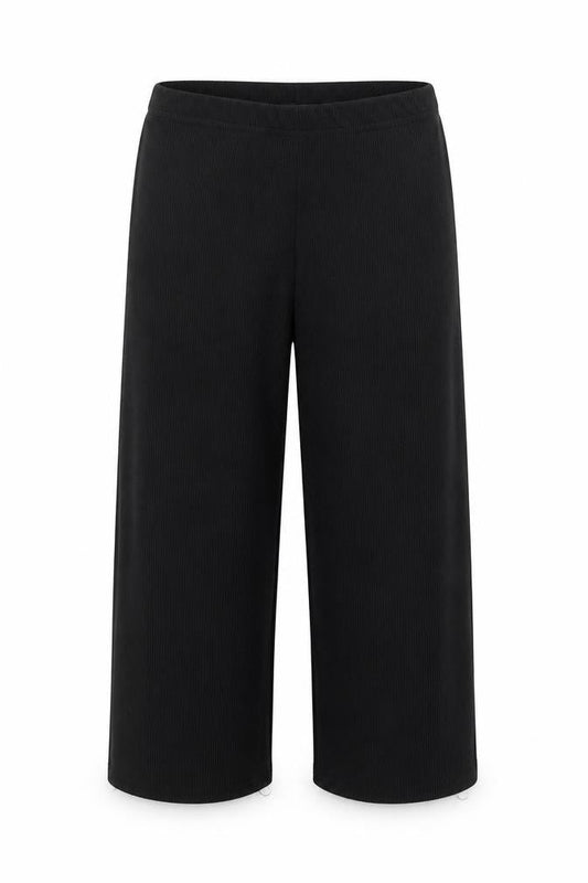 PRETTYLITTLETHING Womens Black   Cropped Leggings Size 6 L14 in
