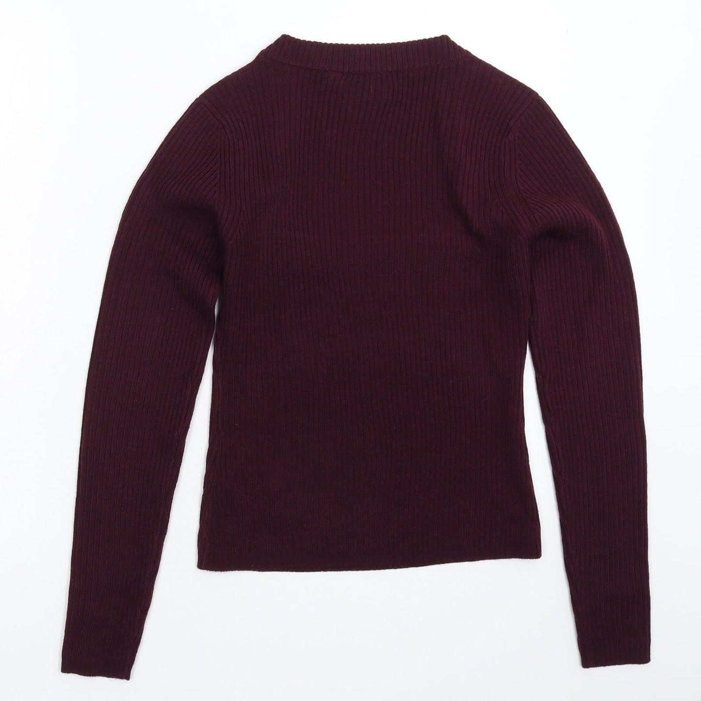 Brave Soul Womens Brown  Knit Pullover Jumper Size S
