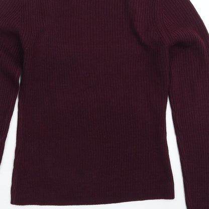 Preloved Brave Soul Womens Brown  Knit Pullover Jumper Size S - Label