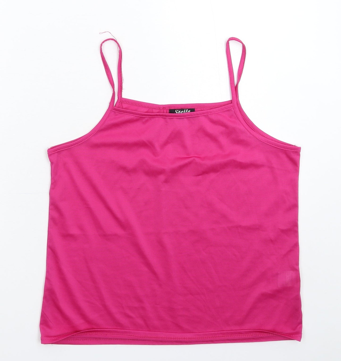 Stella Womens Pink   Basic Tank Size 16