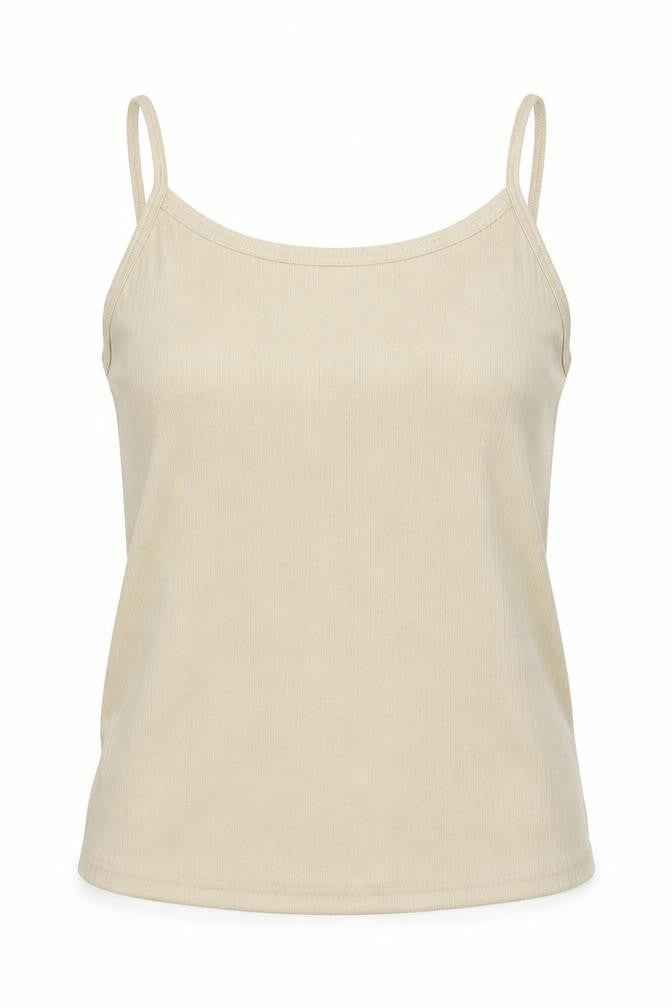 Grace & Mila Womens Beige   Basic Tank Size S