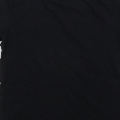 Primark Girls Black   Basic T-Shirt Size 10-11 Years