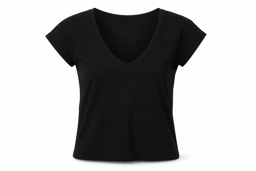 River Island Womens Black   Basic T-Shirt Size 8