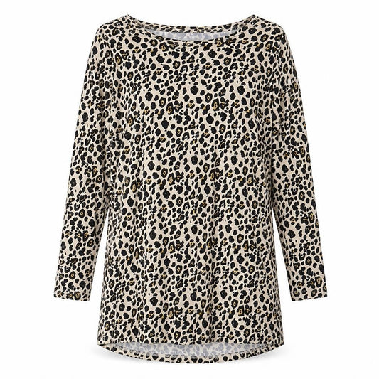 Peacocks Womens Beige Animal Print  Mini  Size 8