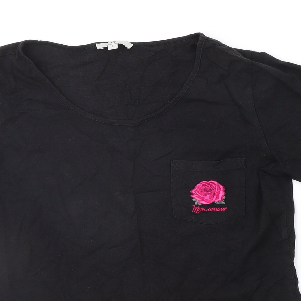 Preworn Womens Black   Basic T-Shirt Size S