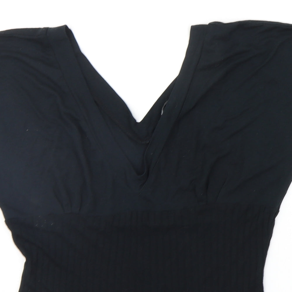 Calvin Klein Collection Womens Black   Basic T-Shirt Size XL