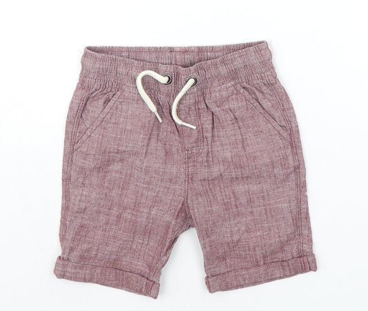 TU Girls Red   Chino Shorts Size 2-3 Years