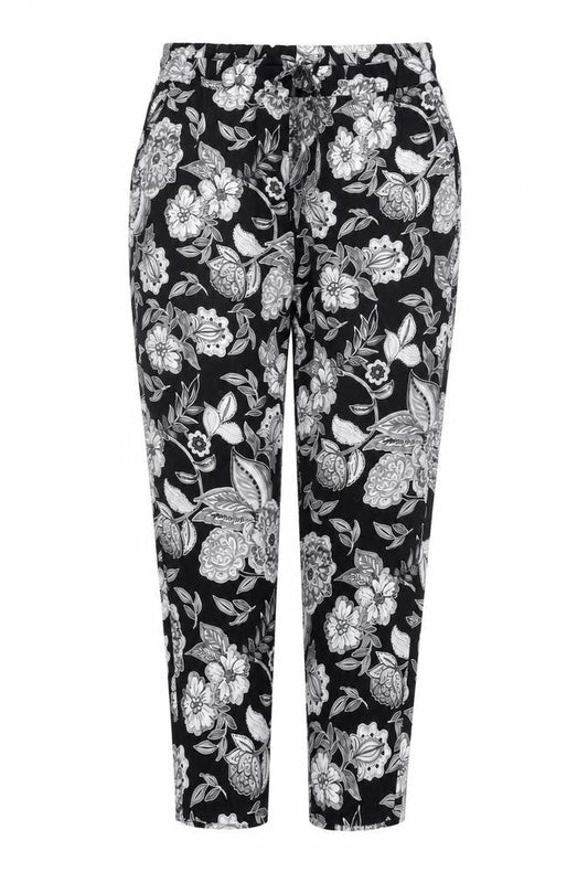 Papaya Womens Black Geometric  Jegging Trousers Size M L24 in