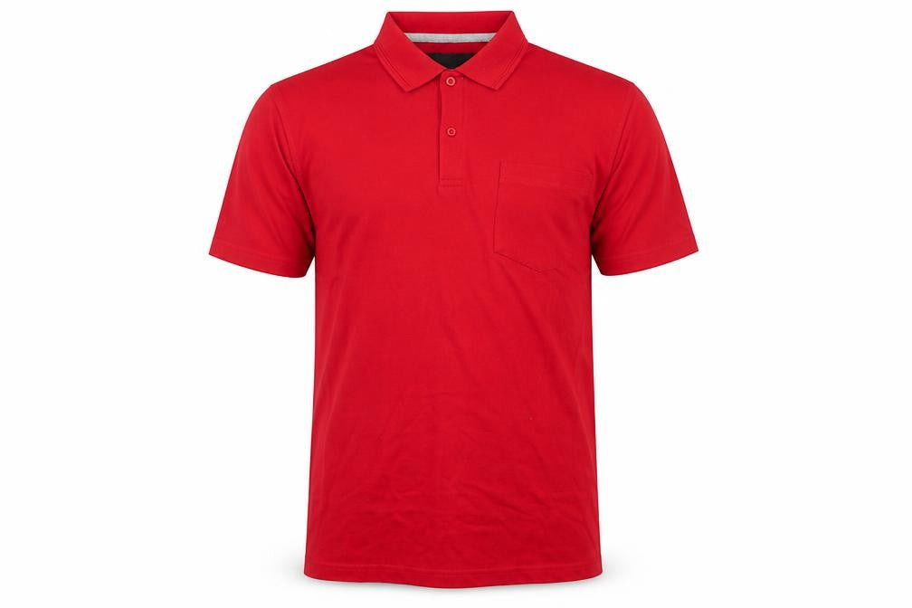 Urban Revival Mens Red    Polo Size M