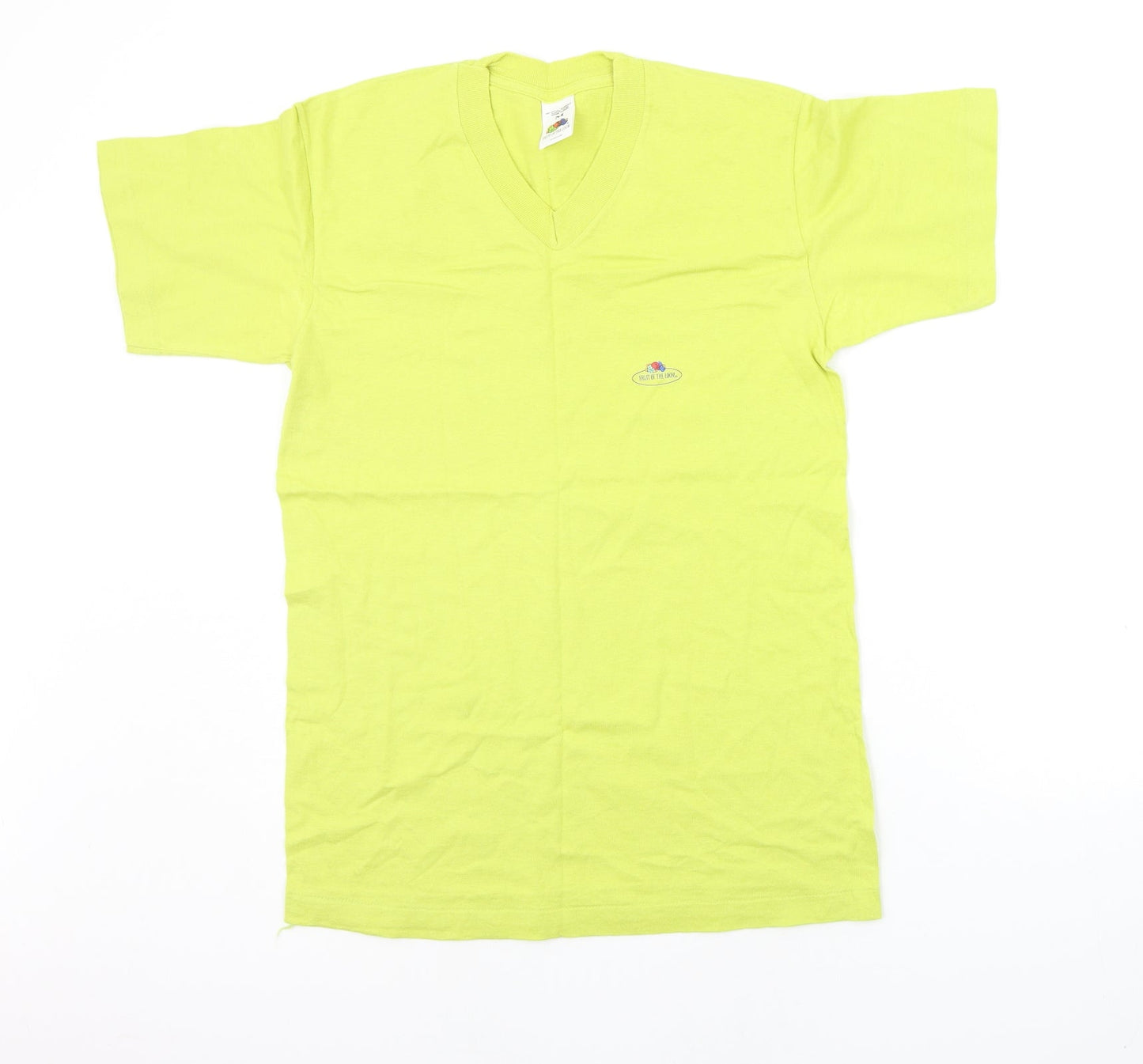 Fruit of the Loom Mens Yellow    T-Shirt Size M