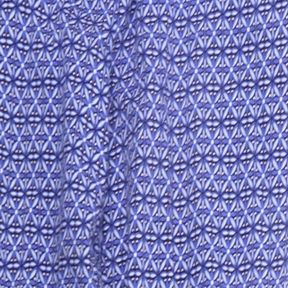M&Co Womens Blue Geometric  Trousers  Size 12 L25 in
