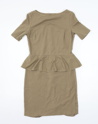 Envy Womens Brown  Jersey Shift  Size M
