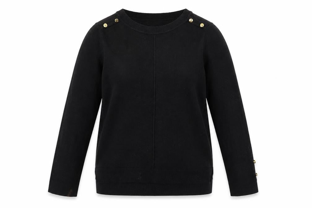 Primark Womens Black  Knit Pullover Jumper Size 6