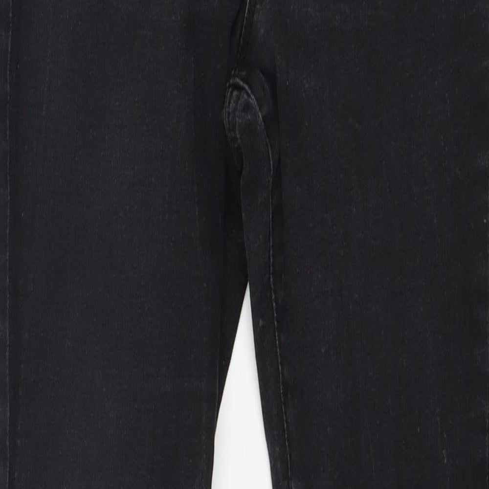 Denim & Co. Womens Grey  Denim Skinny Jeans Size 8 L27 in