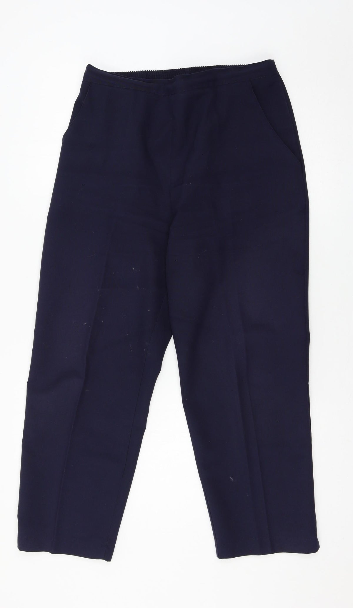 Preworn Womens Blue   Trousers  Size 12 L25 in