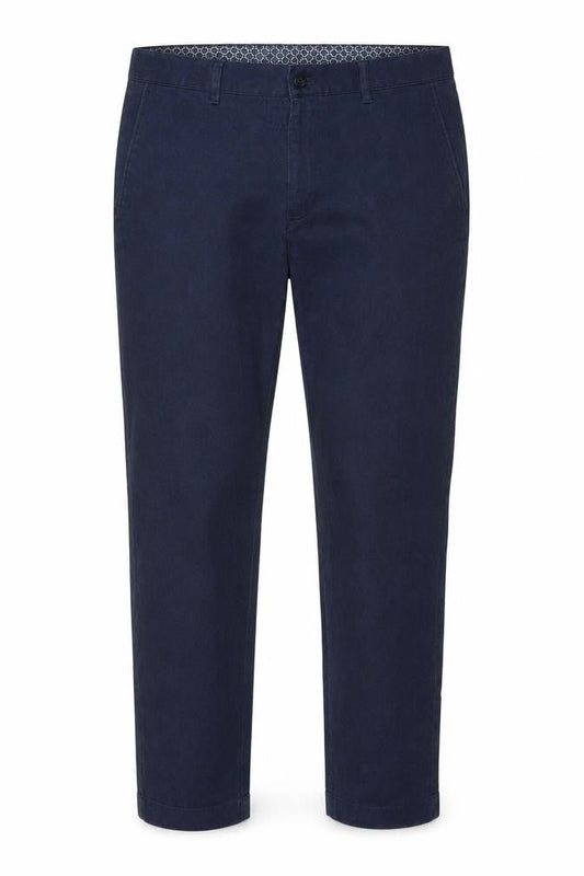 Preworn Womens Blue Geometric  Chino Trousers Size 32 in L29 in