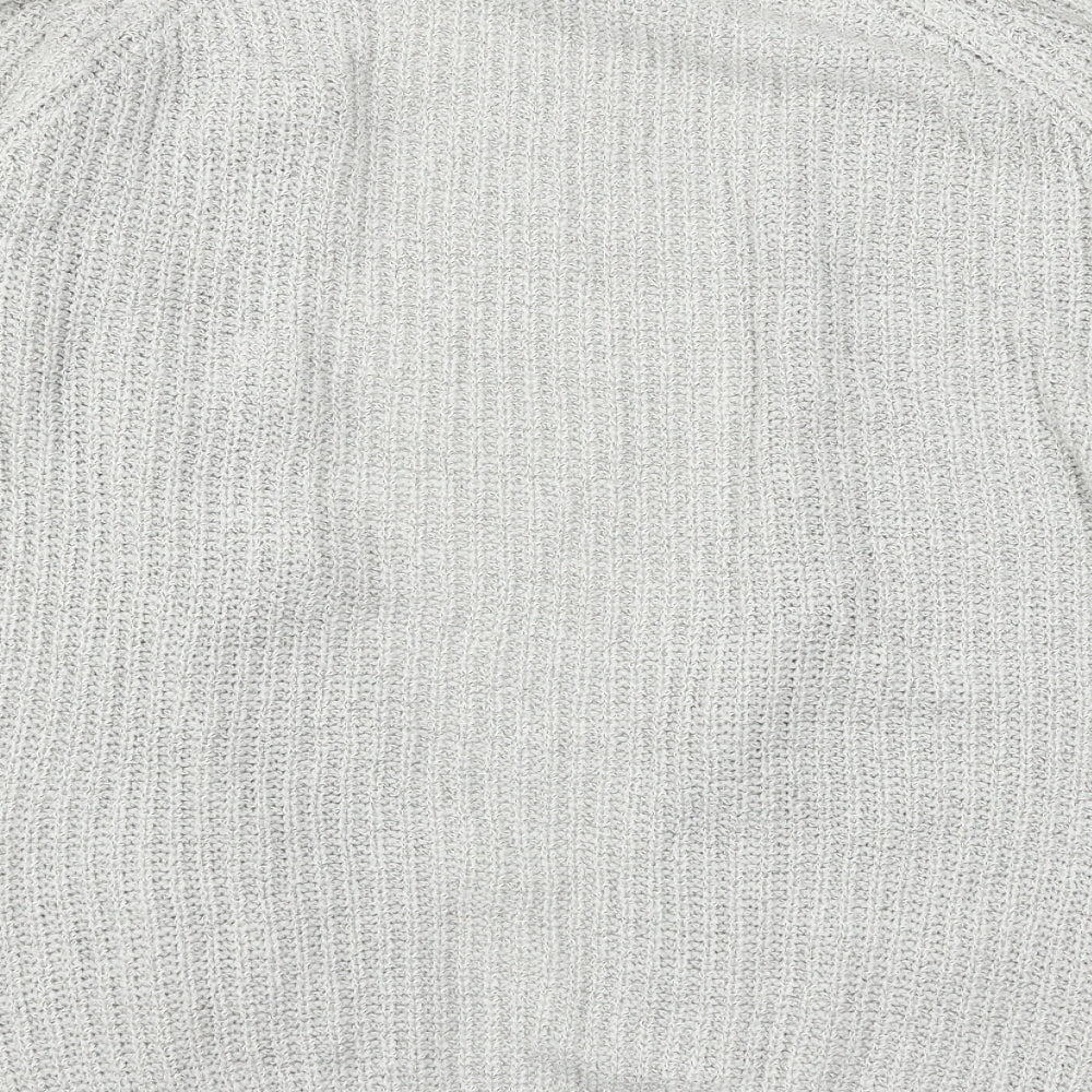 Matalan Womens Grey  Knit Cardigan Jumper Size M
